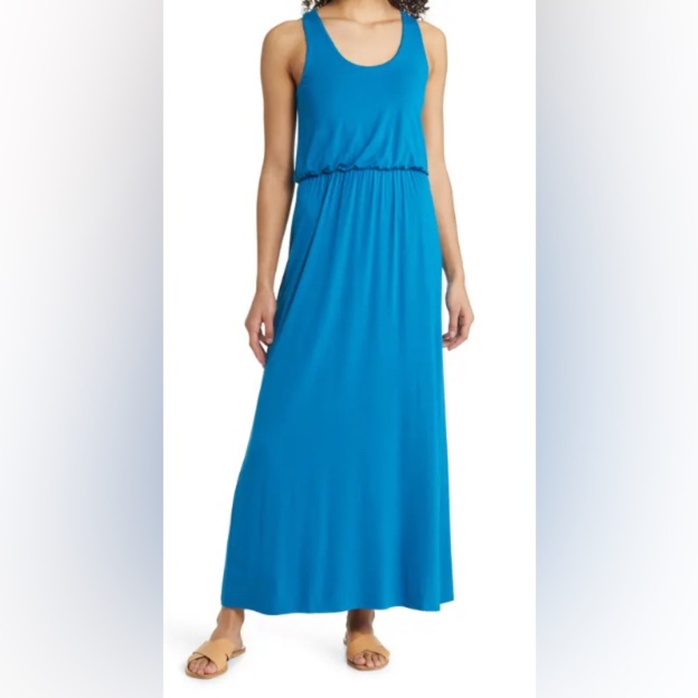 Caslon Sleeveless Jersey Maxi Dress - NWOT - Size L